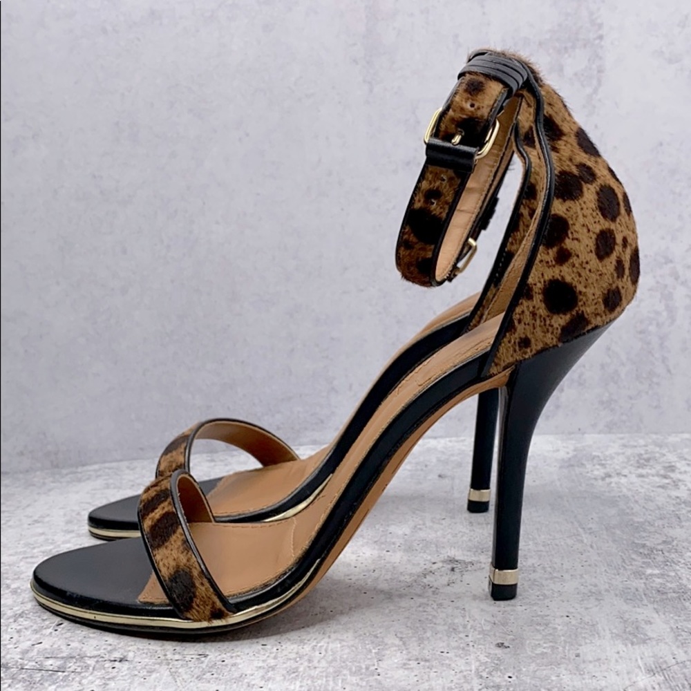 Givenchy Nadia sandals in leopard-print calf hair